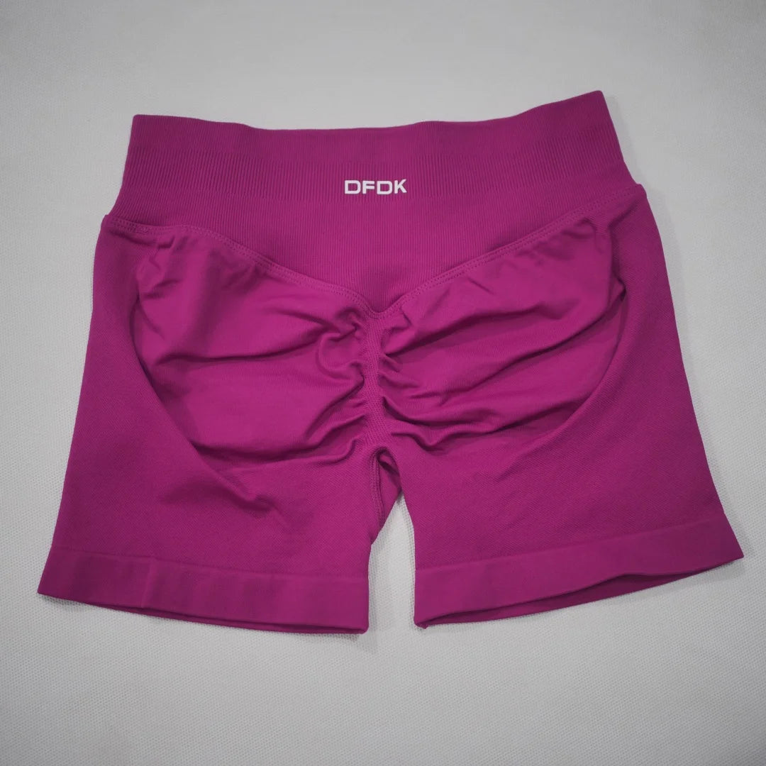 DFDK 2026 Nuovi Pantaloncini da Yoga per Donna con Effetto Push-Up, Vita Alta, Sollevamento Glutei, Resistenti agli Squat, Pantaloncini Sportivi per Palestra, Allenamento, Corsa e Fitness