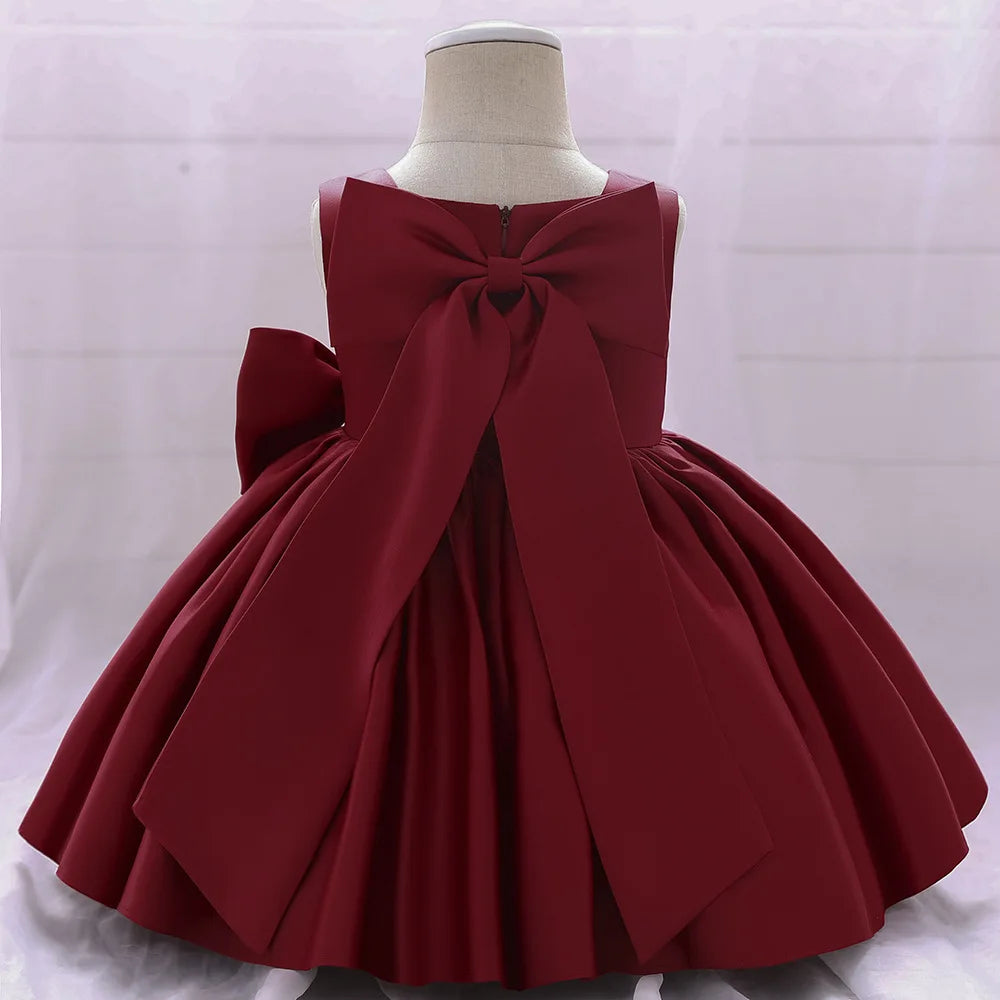 Fiore neonate matrimonio compleanno Bownot abiti abbigliamento bambino bambini principessa abito da ballo abito Costume abiti per 1-10 anni