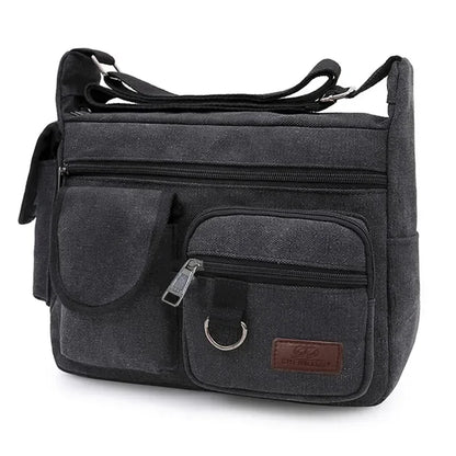Borsa a Tracolla in Tela da Uomo, Borsa Casual da Viaggio, Borsa Messenger di Lusso, Borsa a Mano di Alta Qualità, Borsa da Petto alla Moda