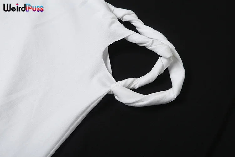 Strano gatto vestito dalla fasciatura donna estate sexy irregolare solido guaina chic elasticizzato a forma di corpo liscio festa di compleanno elegante aderente