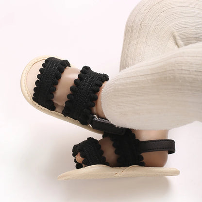   Sandali Estivi per Bambina con Suola Antiscivolo in Gomma, Scarpe Primi Passi Morbide e Traspiranti per Neonata