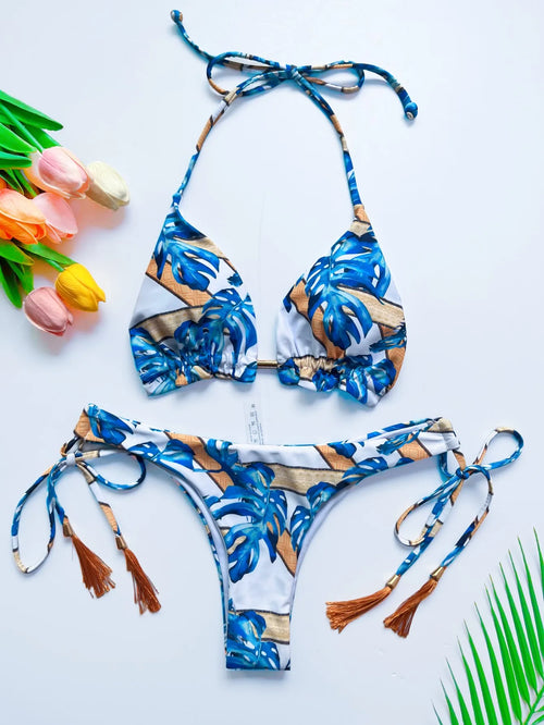 Maillot de bain bikini sexy d'été pour femmes, maillot de bain push-up, maillot de bain brésilien, ensemble bikini de plage