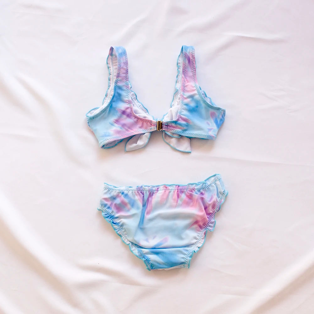 Gradient Kids Mädchen Bikini Set 2026 Batik Mädchen Kinder Bademode Schwimmanzug Sommer Kinder Biquini Infantil Badeanzug A244