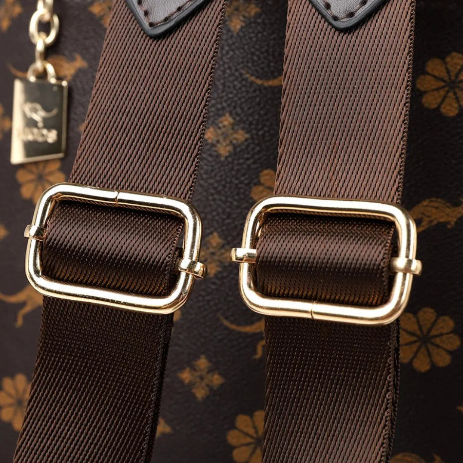 Zaino da donna Designer borsa da donna in pelle di alta qualità stampa di moda di lusso borse da scuola con nappe zaini di grande capacità Sac