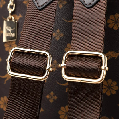 Zaino da donna Designer borsa da donna in pelle di alta qualità stampa di moda di lusso borse da scuola con nappe zaini di grande capacità Sac