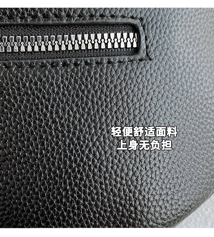 Marsupio da donna Marsupio da strada multitasche Borsa da petto in pelle PU Borsa a tracolla con tracolla larga alla moda Borse a tracolla solide retrò
