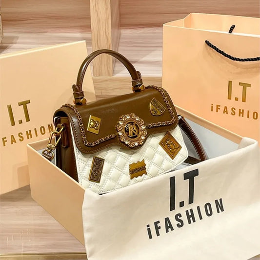 Borsa da donna designer brand handbag women's 2024 new spring/summer high-end texture single shoulder crossbody