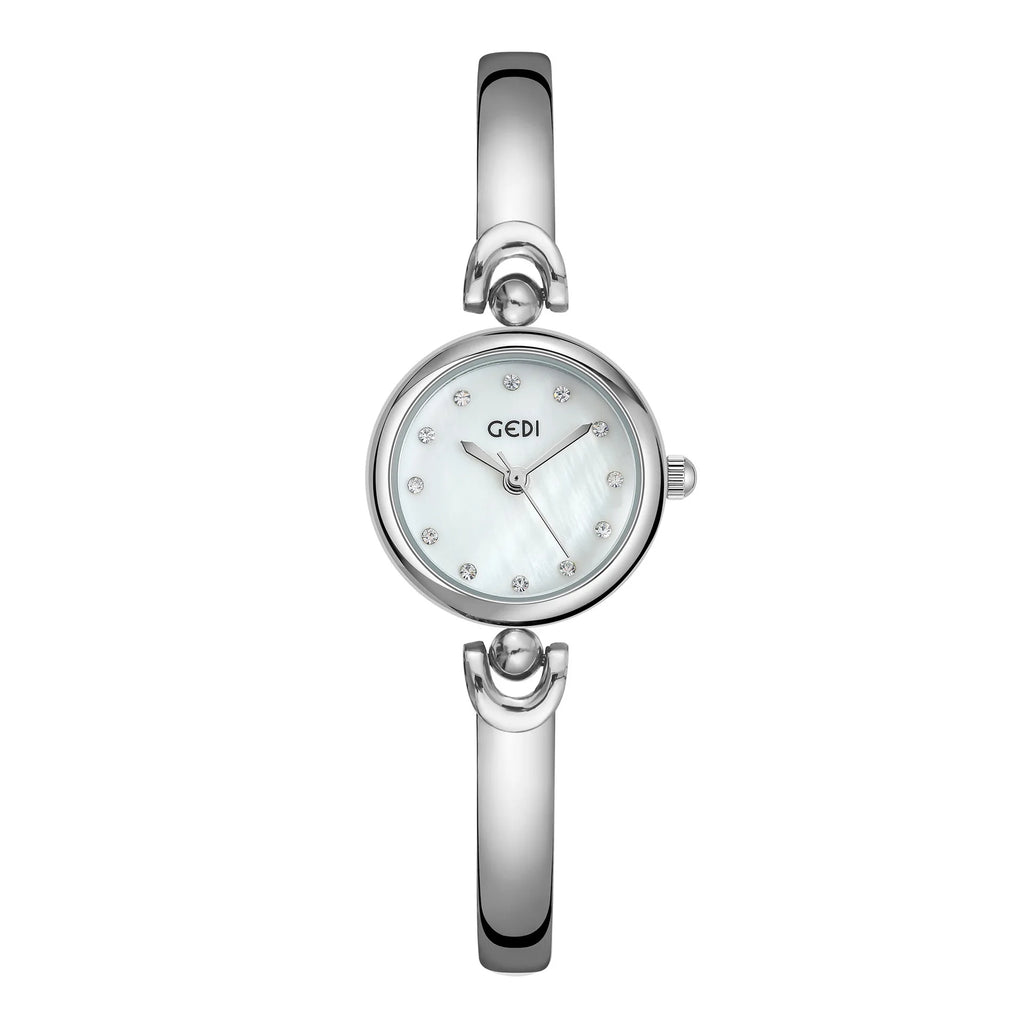 UTHAI W34 Orologio da polso da donna Luce di lusso Semplice squisito quadrante rotondo Orologio impermeabile Lady Fashion Orologi al quarzo coreani