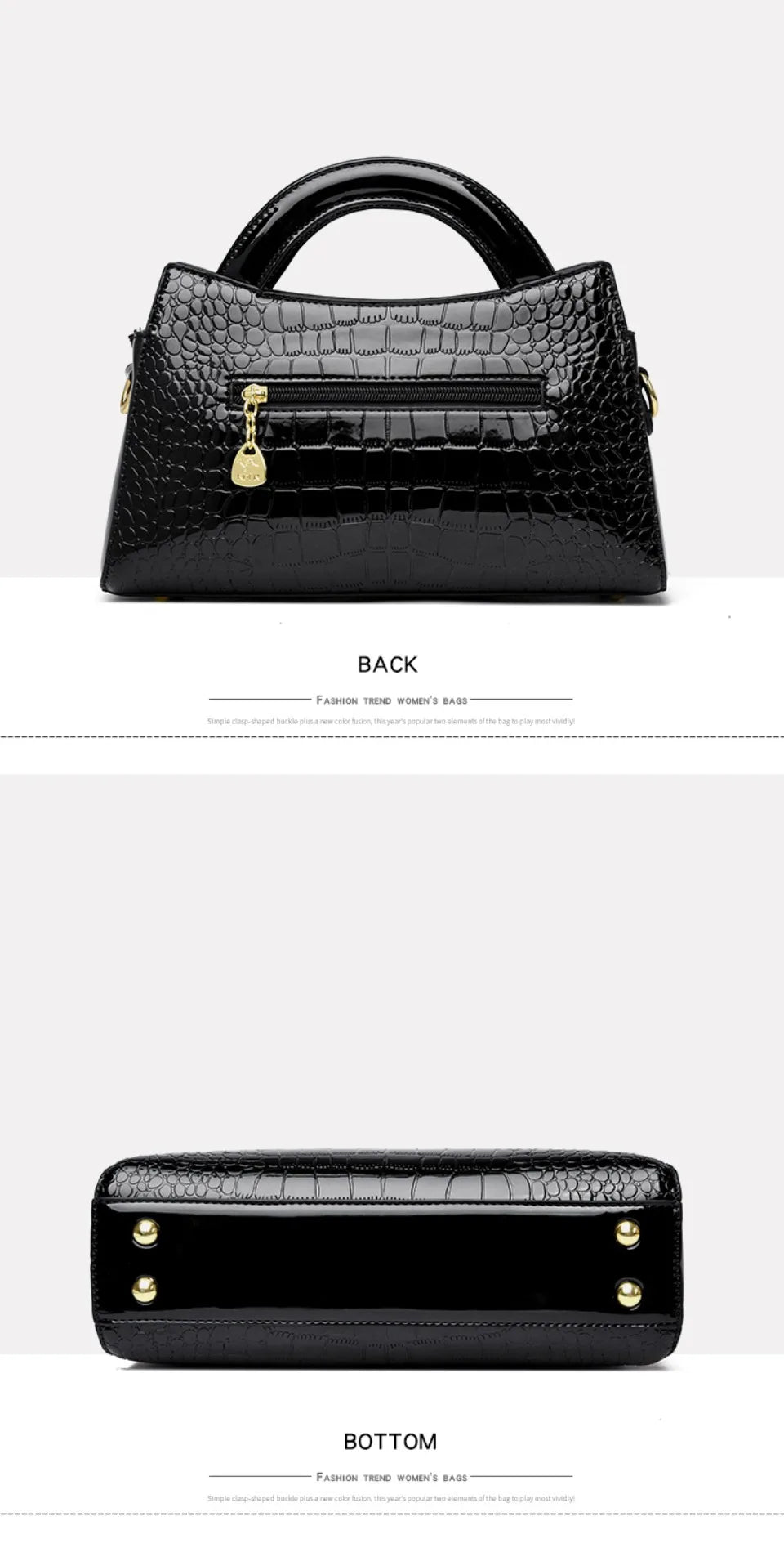 KAIDIFEINIROO Kangaroo Marca Alligator Pu Borsa a tracolla in pelle a tracolla Pochette Borse a mano per la madre Piccole borse da donna Nuovo