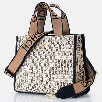 Borse da donna Logo in metallo Casual di grande capacità Designer di marca di lusso leggero 2026 Borsa da donna di nuova moda di alta qualità