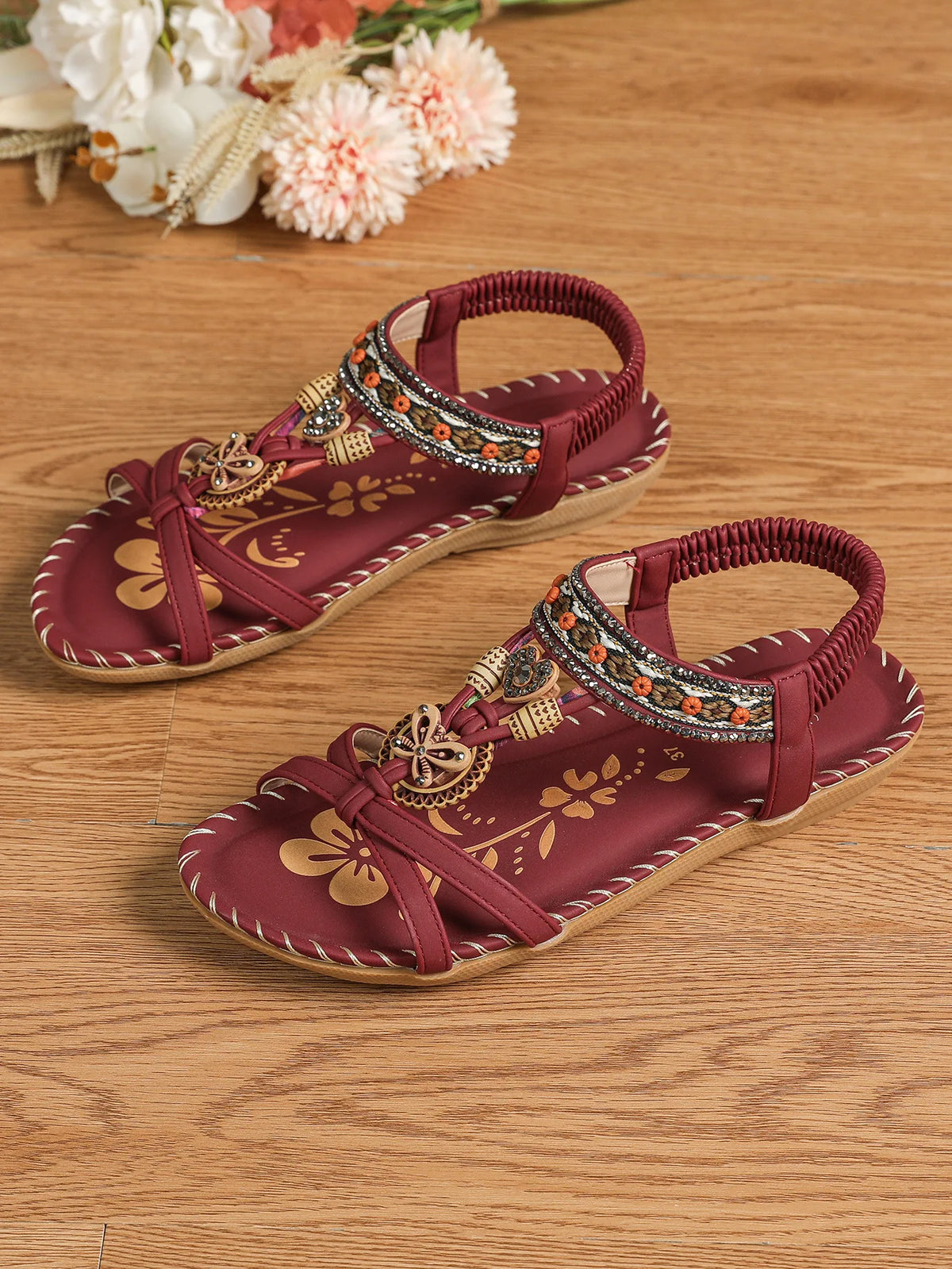 Chaussures d'été pour femmes Sandales Chaussures de plage pour femmes Sandales de fête pour femmes Sandales compensées pour femmes Chaussures décontractées pour femmes Sandales pour femmes