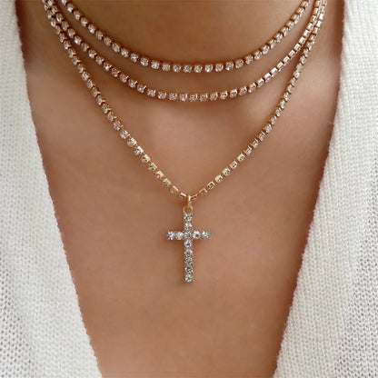 Collana con ciondolo moneta con ritratto di testa a catena spessa con piatto in oro punk vintage per gioielli hip-hop geometrici multilivello di moda da donna