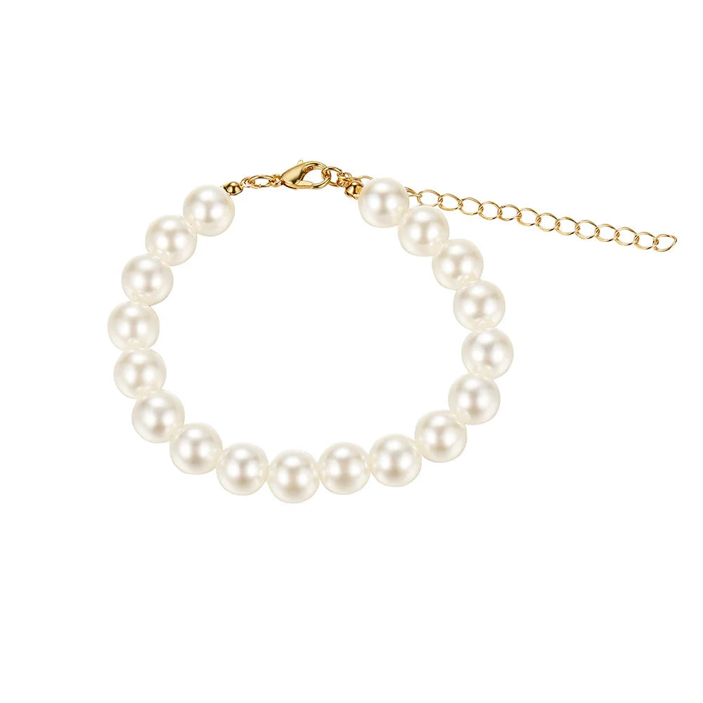 8 pezzi set di braccialetti con ciondolo fiore margherita vintage per le donne braccialetti di perle di cuore di stella di smalto con perline di Boemia regali di gioielli alla moda