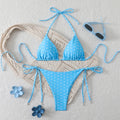 Sexy Micro-Bikini-Sets mit Perlenpunkten, Bademode 2026, Badeanzug für Damen, Strandmode, Damen-Strand-Sommer-Bikini, zweiteiliger Badeanzug