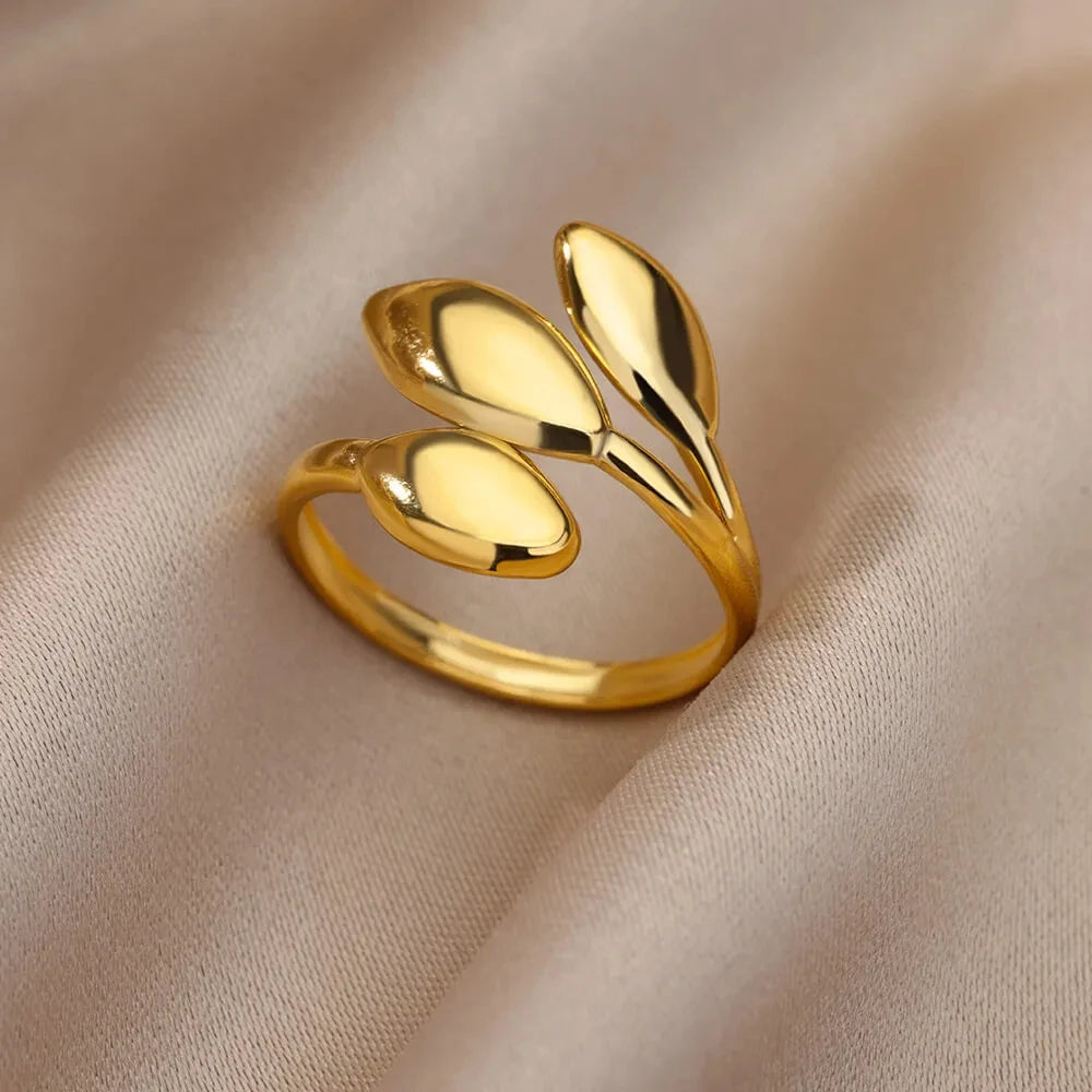 Anelli in acciaio inossidabile 316L per le donne Colore oro Non sbiadisce mai Anelli classici di lusso Anelli per coppie di nozze Gioielli Spedizione gratuita