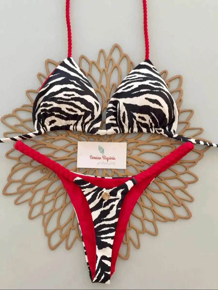 Micro Bikinis 2026 Push Up Women Swimsuits Sexy Swimwear Brazilian Bikini Set Thong Biquini Print Swimsuit Summer Beachwear