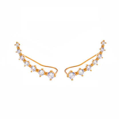 Orecchini in argento 925 con ago in argento moda coreana con cuore di cristallo per gioielli da donna 2025 Trending Nuovi orecchini a cerchio da donna di lusso Brincos