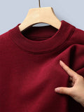 Nuovo maglione dolcevita invernale maglioni pullover casual da uomo spessi maglioni dolcevita sottili caldi di qualità tinta unita pullover da uomo