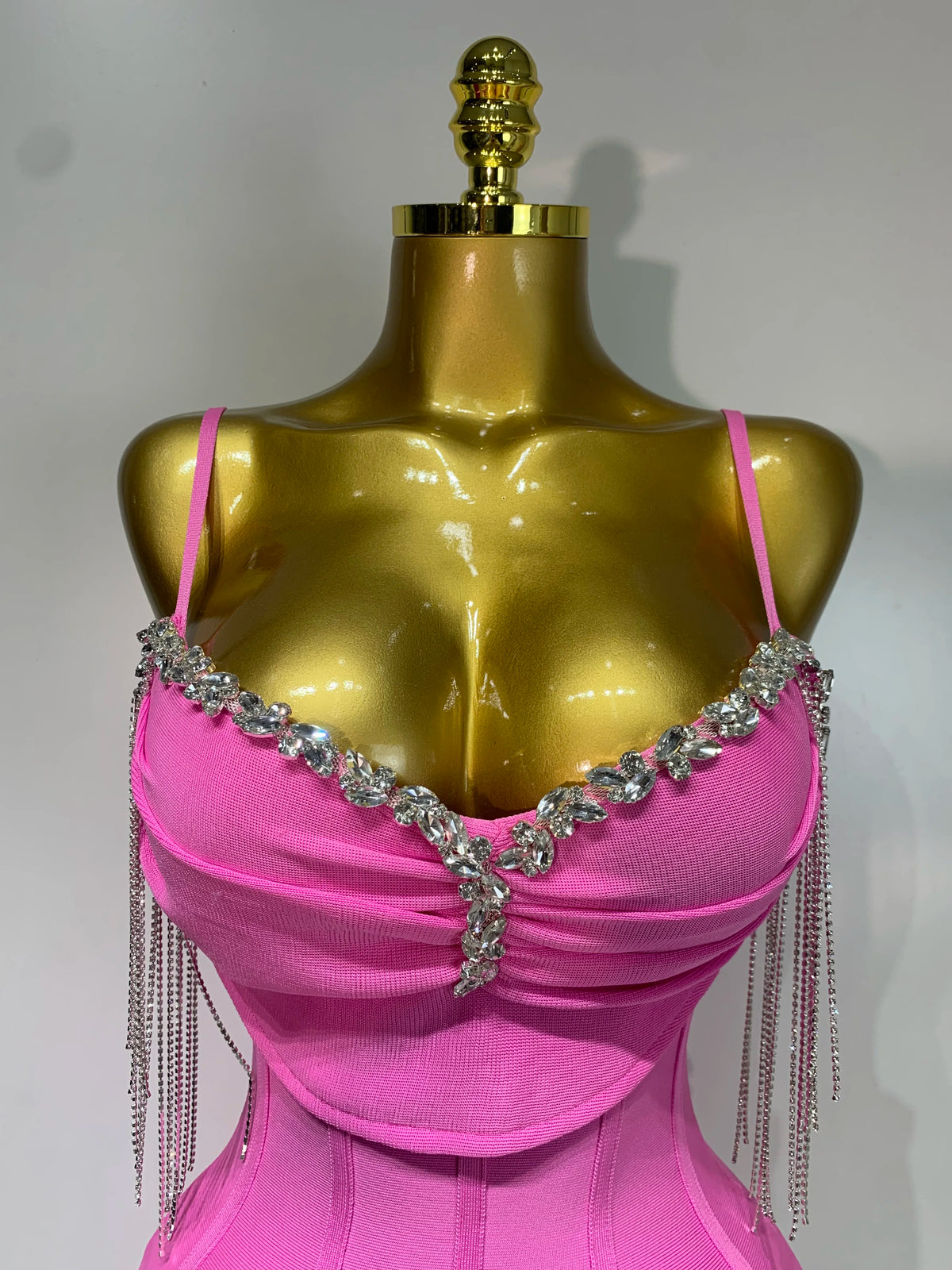 Abito sexy con fasciatura senza maniche aderente con cinturino per spaghetti senza schienale Elegante abito da ballo Abiti da compleanno di lusso per feste serali da club