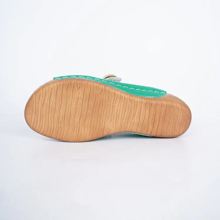 Sandales décontractées d'été pour femme à talon, chaussures compensées basses pour femme, chaussons d'intérieur et d'extérieur, chaussures d'été à talon
