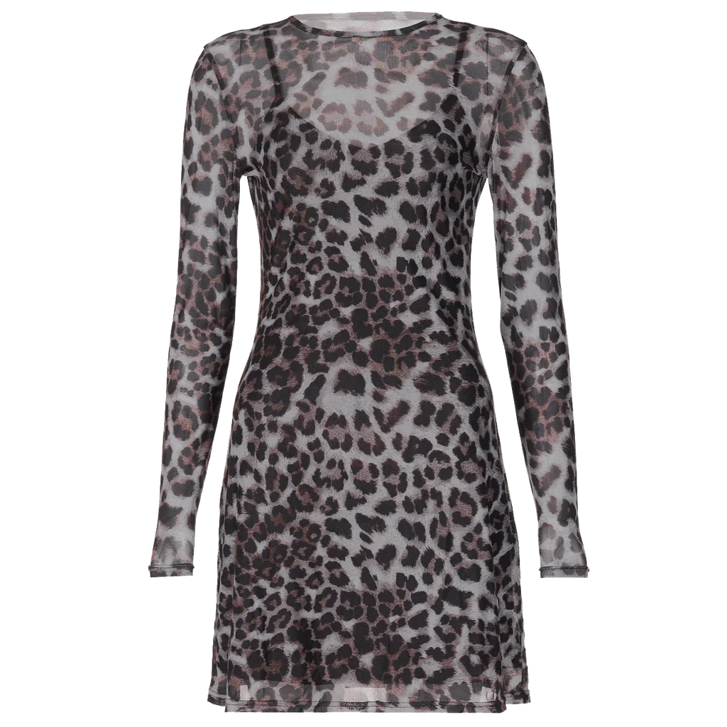 2024 Fashion Leopard Print slip scollo a V Patchwork Sexy Bodycon Maxi Dress autunno donna Casual Y2K Outfits Vacation Club