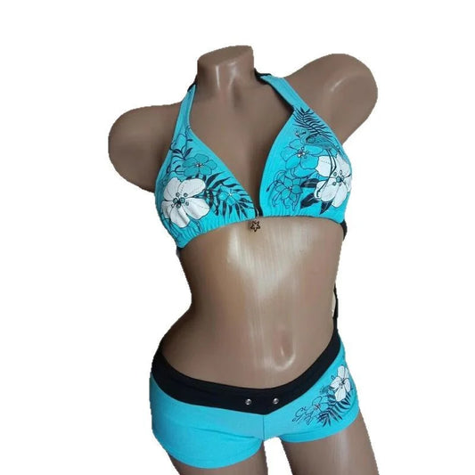Tendance mode printemps/été Bikini sexy Y2K Ins Design de niche européen et américain Ensemble maillot de bain sexy et ajusté