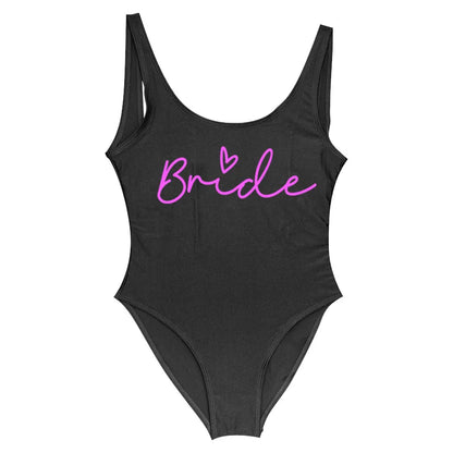 S-3XL Maillot de bain blanc une pièce Équipe de la mariée Maillot de bain de fête de célibataire pour femme Maillot de bain de poule Maillot de bain de piscine