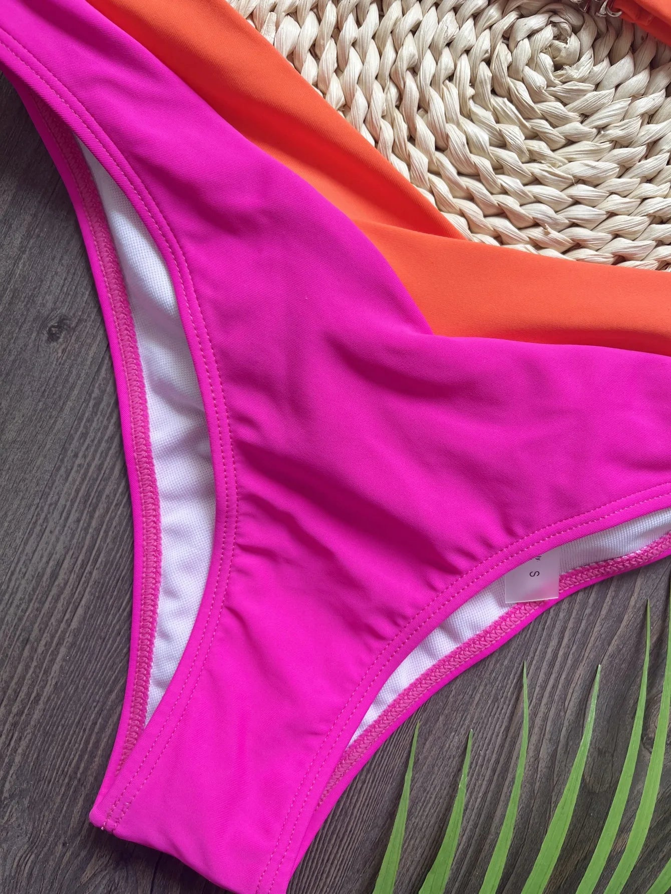 RUOTONSEPT Sexy Solid Splicing Bikinis Set Damen Badeanzug Zweiteiliger Dreieckiger Thong Bademode Badeanzug Brasilianische Biquinis