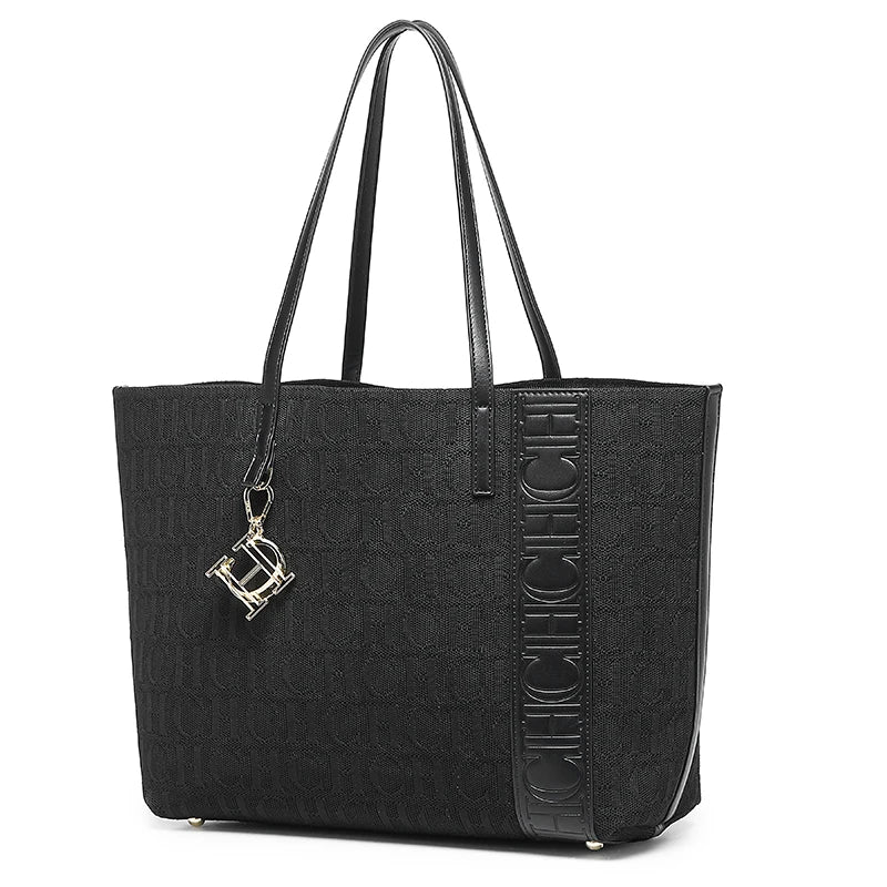 Borse da donna Logo in metallo Casual di grande capacità Designer di marca di lusso leggero 2026 Borsa da donna di nuova moda di alta qualità