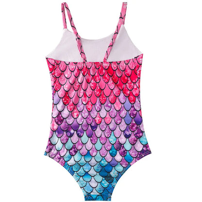 Costume da bagno a sirena per bambini costume da bagno intero per ragazze costume da bagno intero per ragazze Hot Spring Sling costume da bagno ad asciugatura rapida per sport acquatici