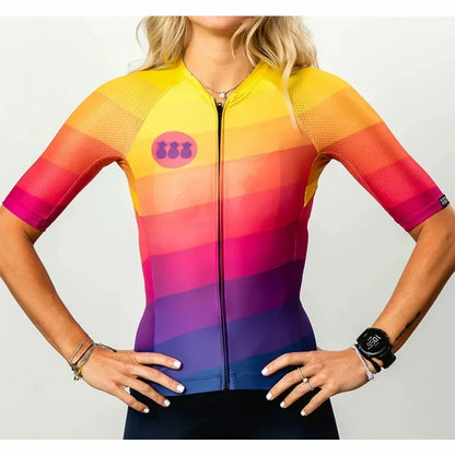 Tres Pinas Top Damen Trikot Radsportbekleidung Ciclismo Mtb Kleidung Maillot Radfahren Sommer Kurz Aero Kurzarm Shorts Outdoor Team Uniform