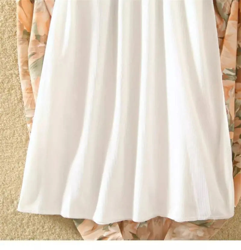 Nuova primavera e l'estate stile donna vita alta elastico stampato Chiffon pieghettato a-line gonna alla moda confortevole tutto-fiammifero