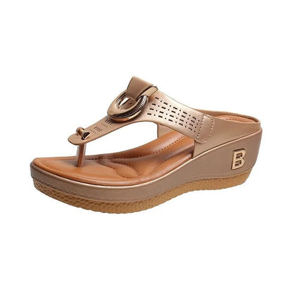Sandali estivi donna nuove scarpe da spiaggia Open Toe infradito zeppe comode pantofole sandali carini Plu taglia 35 ~ 43 Chaussure Femme