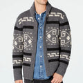 Cardigan invernale da uomo maglioni moda uomo maglione lavorato a maglia cappotti termici caldi Casual uomo casimmer risvolto giacche lavorate a maglia abbigliamento