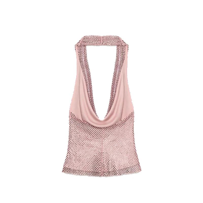 Abito da festa in pelle con ritaglio sexy Guaina senza maniche Lunghezza pavimento Scava fuori Bustier Abito aderente Abiti da sera con cerniera divisa sul retro