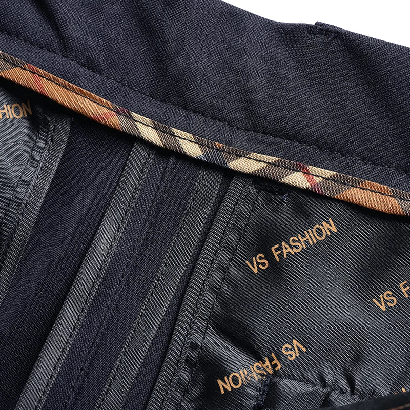 29-42 Pantaloni estivi da uomo Pantaloni casual elasticizzati dritti sottili senza traccia, senza tessuto da stiro, sensazione setosa e fresca
