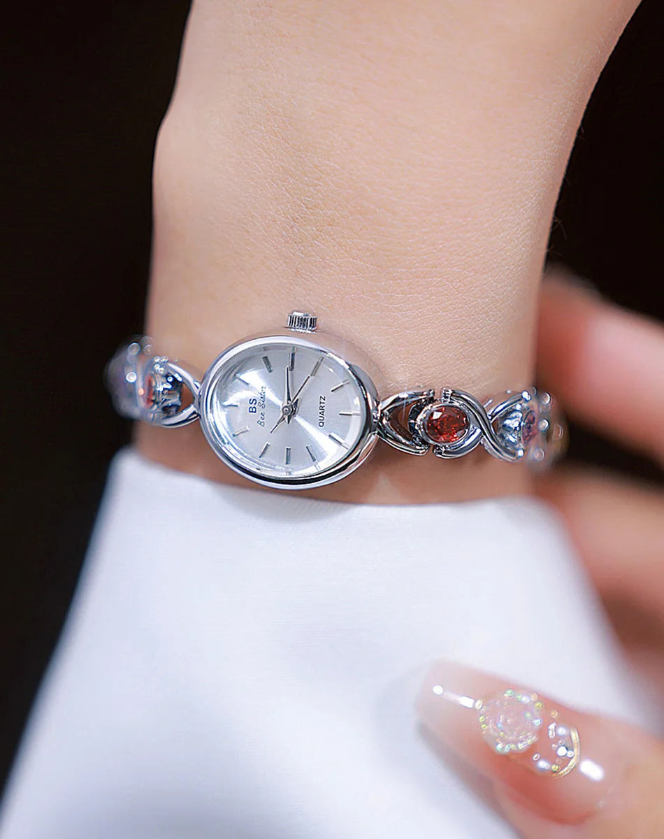 Orologio da donna elegante braccialetto di giada di lusso orologi al quarzo regalo per le donne 2025 nuovo orologio da polso impermeabile di alta qualità