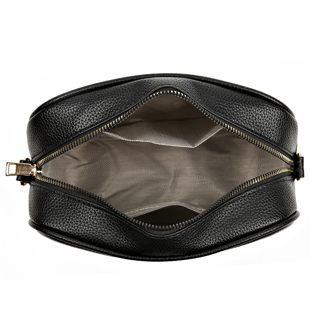 Borsa da donna di moda borse a tracolla in pelle di marca di lusso per borse a tracolla da donna 2024 borsa a mano di design Tote a tracolla in tinta unita