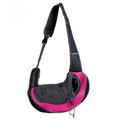 Zaino per animali domestici, borsa a tracolla portatile da viaggio, borsa a tracolla per esterni a mani libere adatta per forniture per animali domestici per gatti e cani
