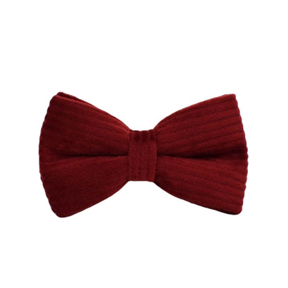 Set Collare e Guinzaglio per Cani in Corduroy Rosso Vino con Targhetta Personalizzata Incisa, Accessori per Animali Domestici