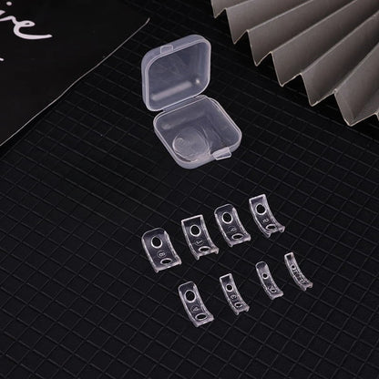 Distanziatori per anelli morbidi invisibili da 8 pezzi - Cuscinetti per ridimensionamento di anelli fai-da-te Strumenti per gioielli
