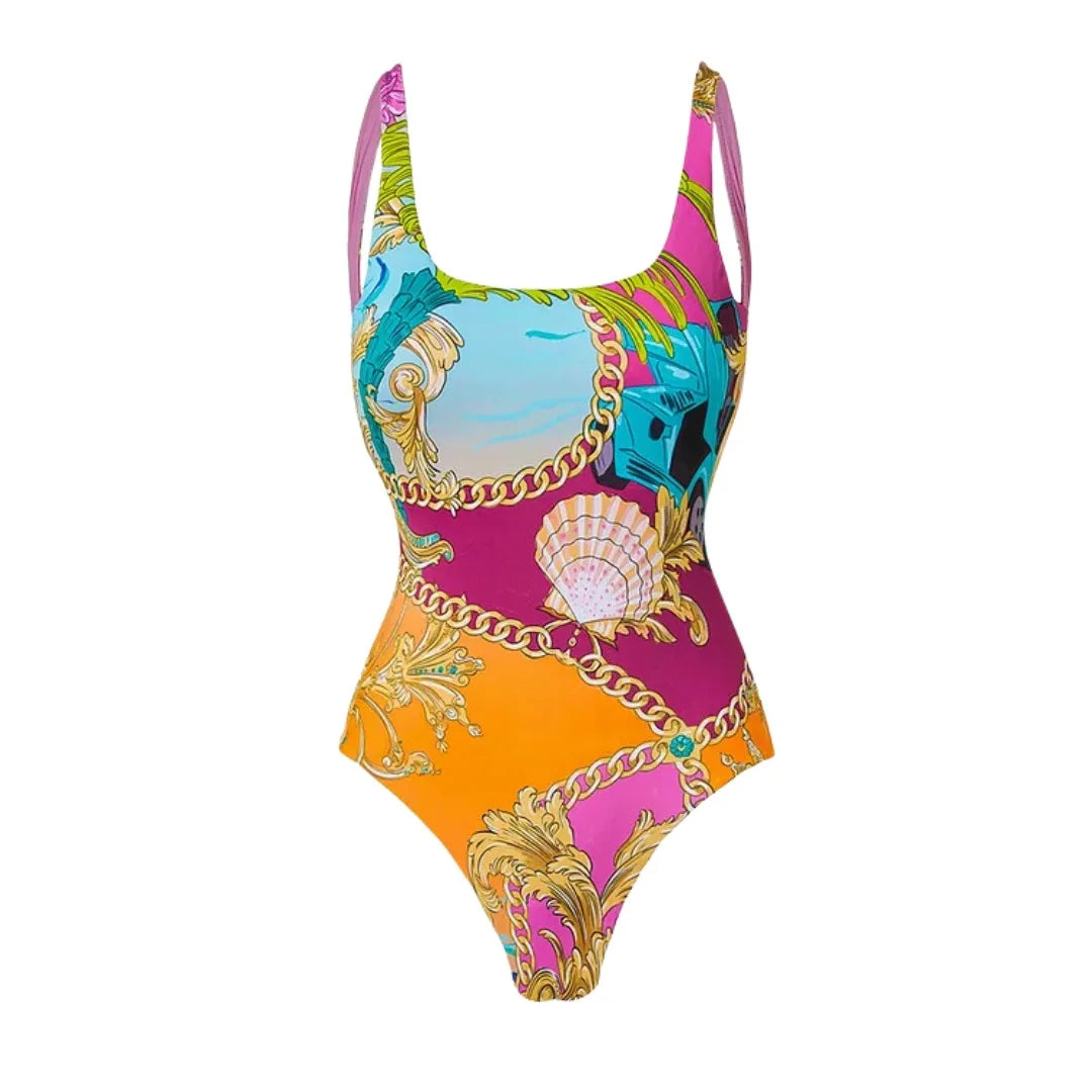 Push Up One Piece Swimsuit With Cover Up Sexy Swimwear Women 2025 Printed Swim Suits Female Bikinis Sliming Bodysuit Beachwear