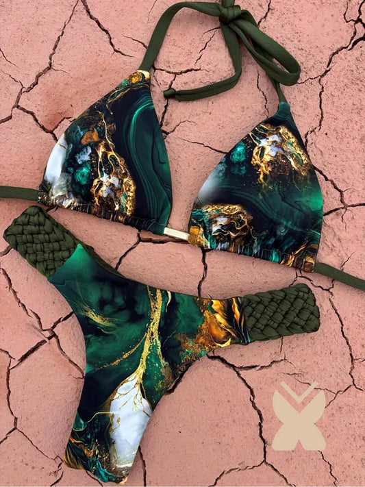 Sexy Micro Bikinis Women Swimsuit Sexy Swimwear Bikini New Print Brazilian Biquini Bathing Suit Swimming Suit Beachwear Female