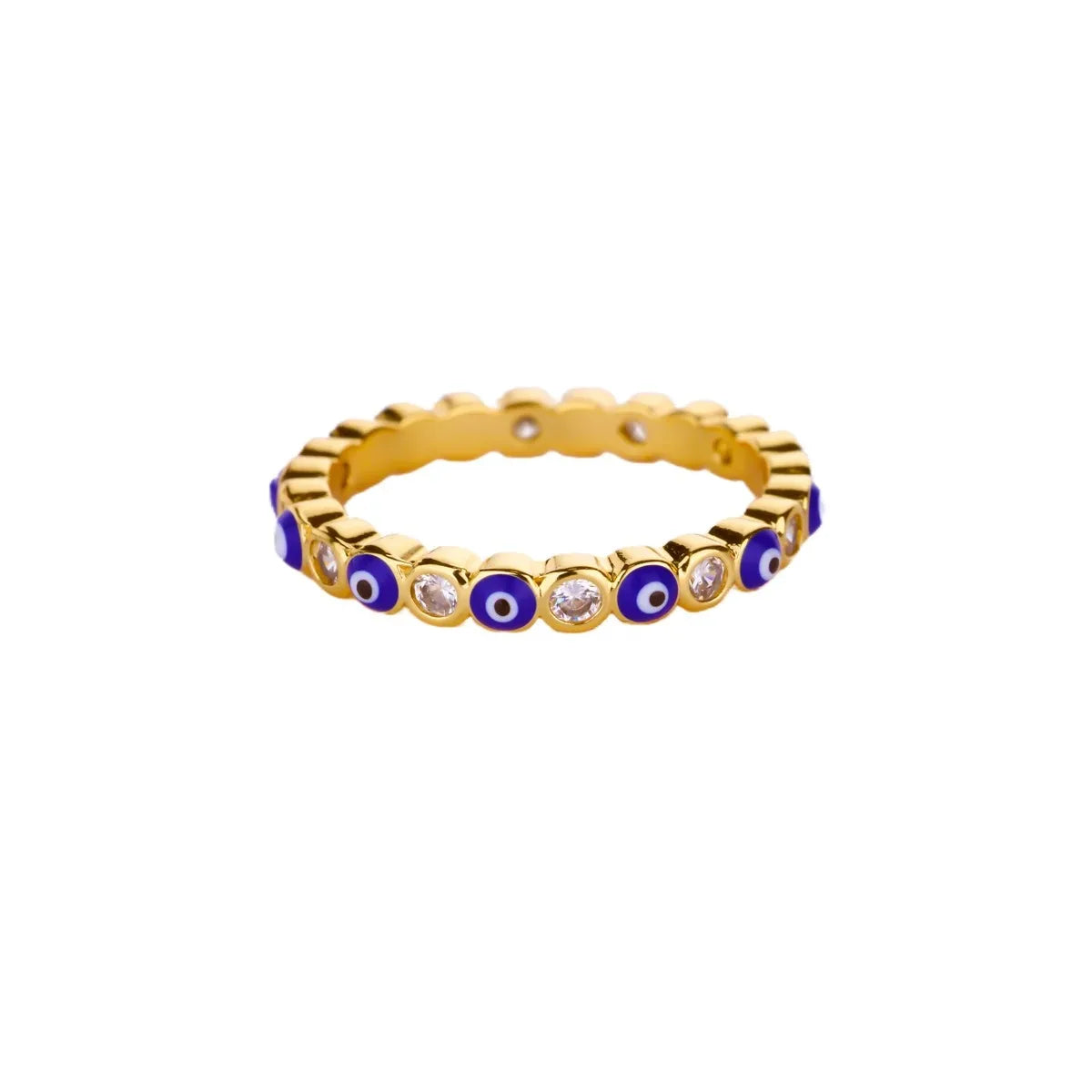 Anelli geometrici in acciaio inossidabile con zirconi bianchi per le donne Accessori regalo per gioielli con anello estetico da sposa regolabile color oro