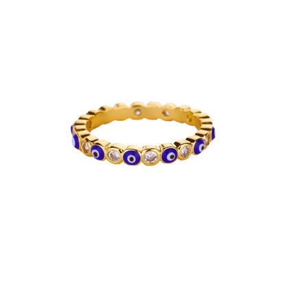 Anelli geometrici in acciaio inossidabile con zirconi bianchi per le donne Accessori regalo per gioielli con anello estetico da sposa regolabile color oro