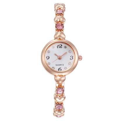 Orologio da Polso Donna in Acciaio Inossidabile, Design Semplice e Alla Moda, Movimento al Quarzo, Lussuoso e Conveniente