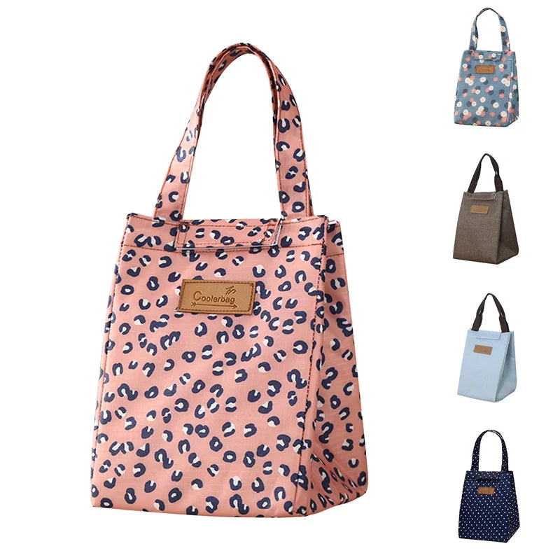 Borsa per il pranzo Borsa refrigerata per alimenti portatile Conservazione del calore Scatola per il pranzo Borse per il pranzo Copertura isolante per borsa casual da donna 2024