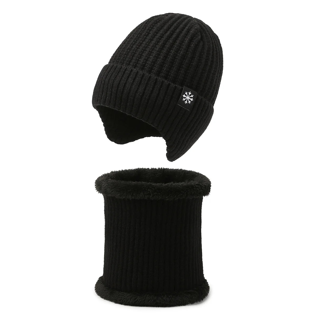 Cappello Invernale da Uomo per Esterni, Lavorato a Maglia, Caldo e Felpato, con Visiera e Paraorecchie, Stile Casual, Foderato in Finta Pelliccia, Protezione per le Orecchie per Ciclismo