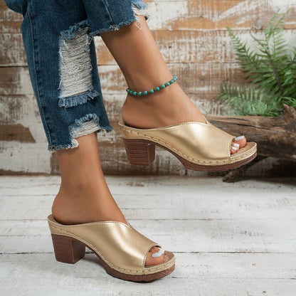 Damensandalen Sommer 2025 High Heels Sandalen Damen Peep Toe Schuhe Damen Sommerschuhe Damen High Heel Hausschuhe Luxus High Heel Schuhe