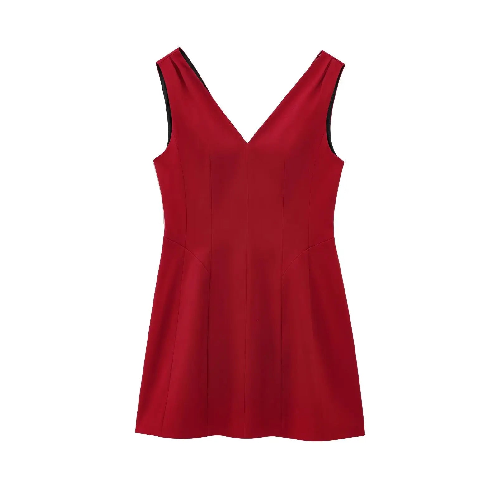HH Summer Women scollo a V senza maniche senza schienale decorare mini abito con cerniera moda donna abiti sexy abito da festa stile street